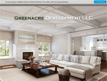 Tablet Screenshot of greenacredevelopment.com